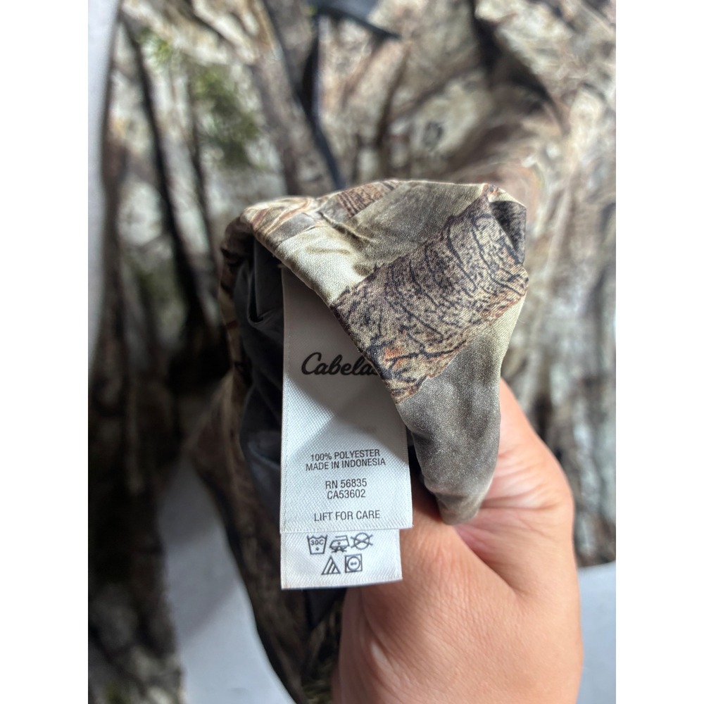 Cabelas Instinct Zonz Backcountry Camo Jacket Mens Large 4MOST DRY-PLUS M22JK175 - Picture 5 of 13
